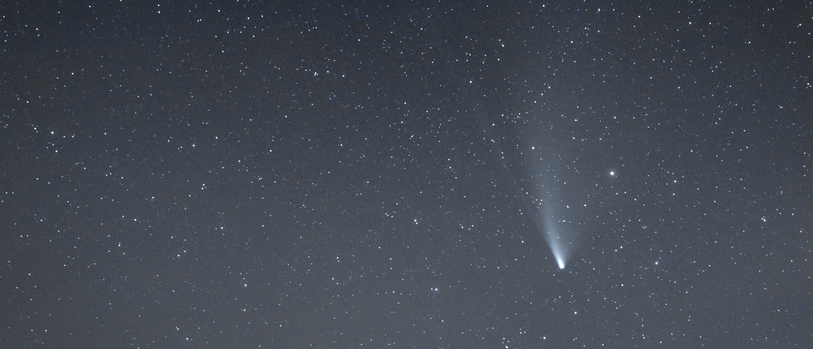 Comet NEOWISE Dust Trail