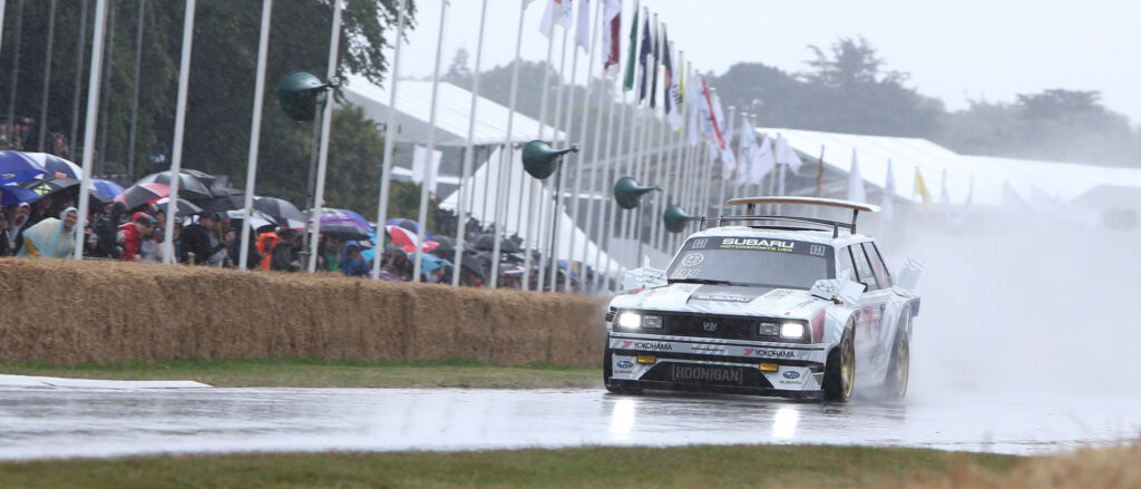 Goodwood FoS Family Huckster Pastrana Rain