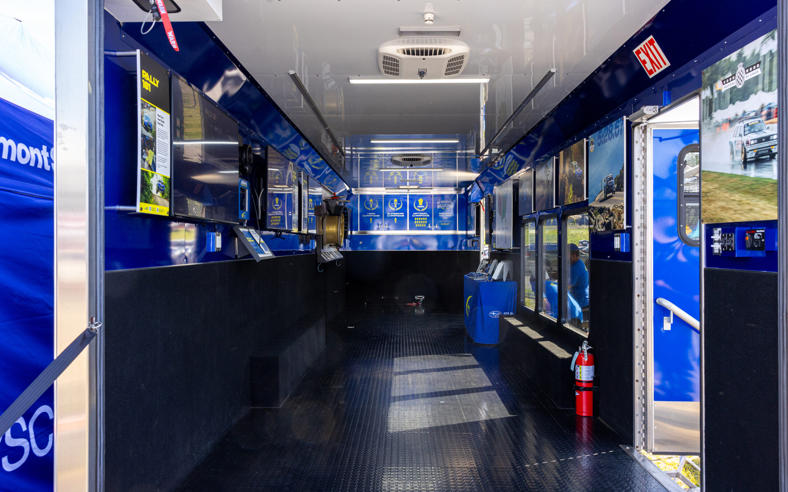 Subaru Motorsports USA Showcar Trailer 6 scaled