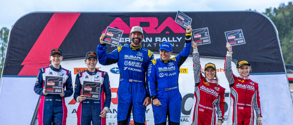 Travis Pastrana Rhianon Gelsomino Overmountain 2025 Podium