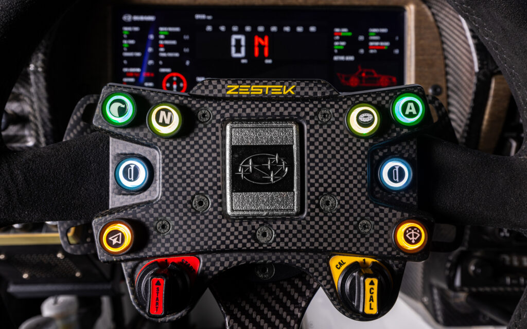 24G BRAT Steering Wheel Detail